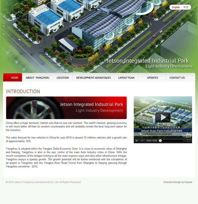 Nuweb clients - Jetson Yangzhou in Automotive