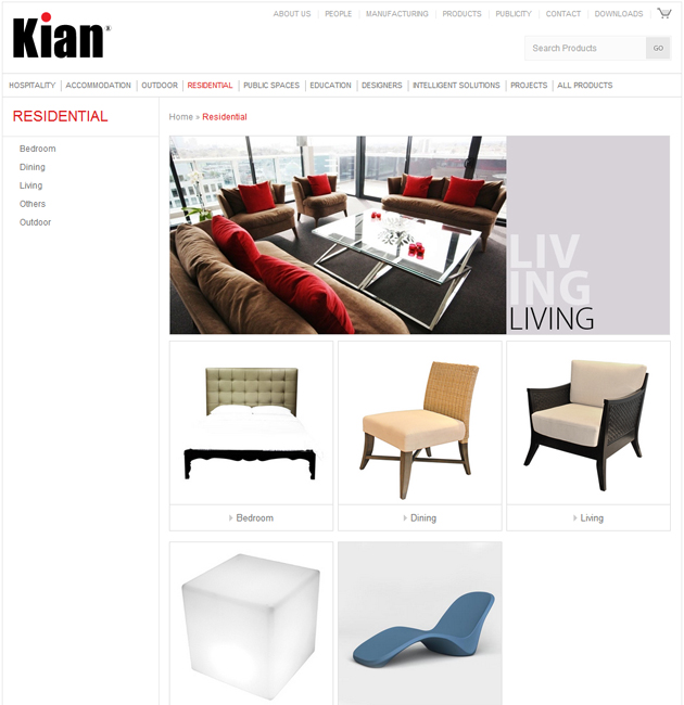 Nuweb clients - Kian in Furniture