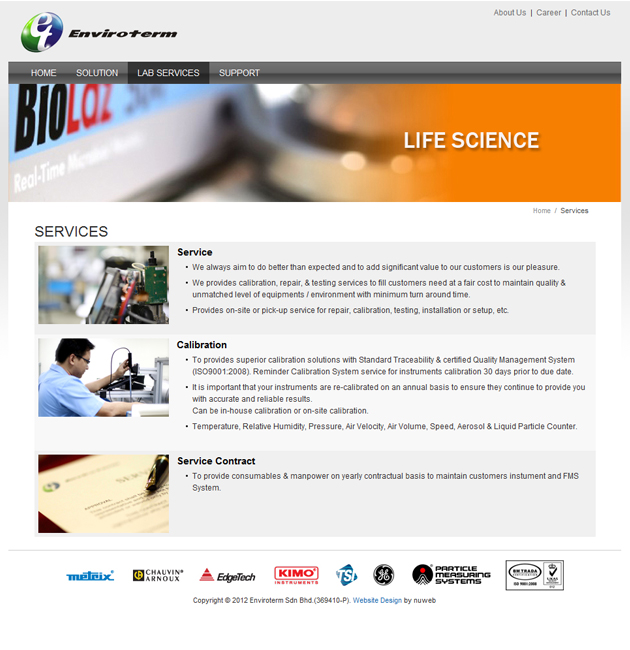 Nuweb clients - Enviroterm Sdn Bhd in Chemicals